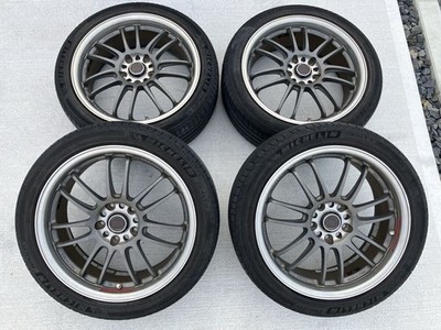 JDM RAYS VOLK RACING RE30 CLUB SPORT 18in 7.5J +50 PCD114.3 5H 4-Wheel Set I (No Tires)