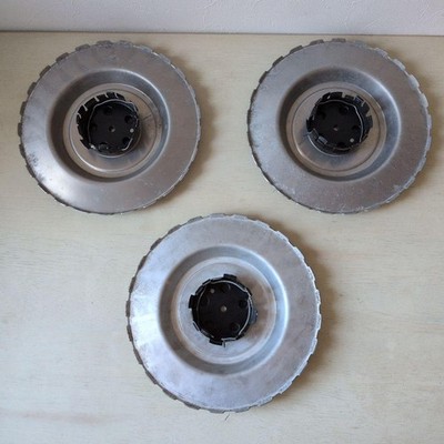 JDM VOLVO 240 Genuine Corona Wheel Center Caps Set of 3 Individual (No Tires) - Image 2