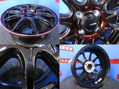 JDM Lightweight car custom size 4-Wheel Set G-SPEED 15 aluminum wheels (No Tires) - Image 7