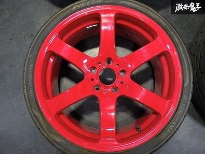 JDM Hard to find RAYS Strahlen TE 19x8.5J+35 9.5J+24 PCD120 5H5-hole w (No Tires) - Image 3