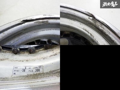JDM 3-PieceSSR Speed Star MK-II Wheels 14x6J +38 4-Hole PCD100 4-Piec (No Tires) - Image 8