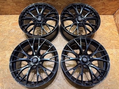 JDM Weds Sport SA20R SA-20R Worth Black Clear PCD114.3-5H 18x8.5J +35 4 (No Tires)