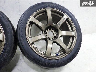 JDM WORK emotion XT7 17x9J +17 114.3 5H matTitanium MHG 2-Wheel Set BNR32 Sky (No Tires) - Image 4