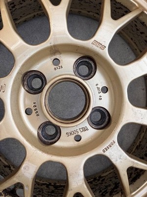 JDM BBS RG-F RG524 gold deep rim 2-Wheel Set 15x6.0J offset 40. Suitable for (No Tires)