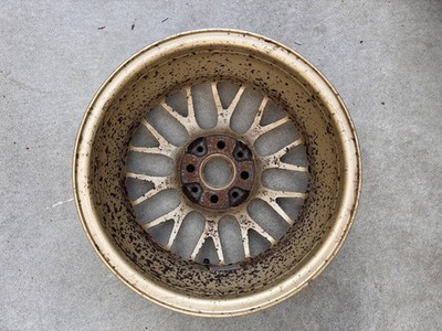 JDM BBS RG-F RG524 gold deep rim 2-Wheel Set 15x6.0J offset 40. Suitable for (No Tires) - Image 4