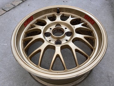 JDM BBS RG-F RG524 gold deep rim 2-Wheel Set 15x6.0J offset 40. Suitable for (No Tires) - Image 7