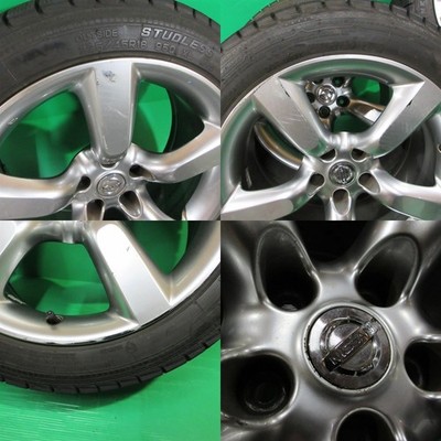JDM Genuine Nissan Fairlady Z tires 225/45R18 and 245/45R18 excellent (No Tires) - Image 7