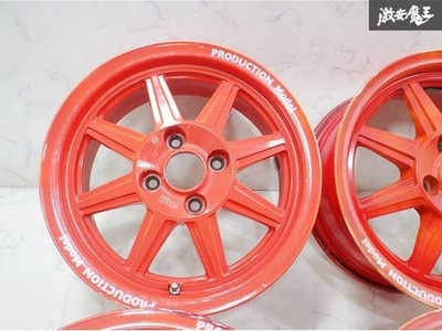 JDM Rare 5ZIGEN N1R PRODUCTION Model 14x8J +39 PCD100 4H Aluminum Wheel (No Tires) - Image 3