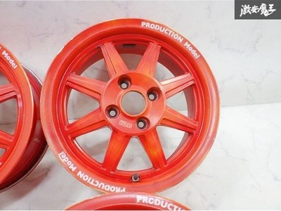 JDM Rare 5ZIGEN N1R PRODUCTION Model 14x8J +39 PCD100 4H Aluminum Wheel (No Tires) - Image 4