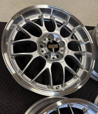 JDM Rare BBS RS-GT 18RS950 8J +39 PCD114.3 -5 hole Diamond Silver DS-S (No Tires) - Image 2