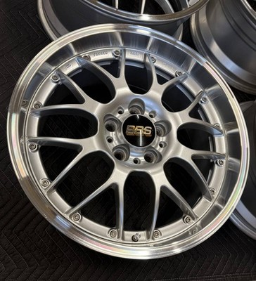 JDM Rare BBS RS-GT 18RS950 8J +39 PCD114.3 -5 hole Diamond Silver DS-S (No Tires) - Image 3