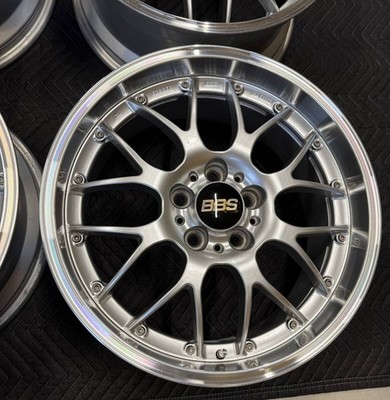 JDM Rare BBS RS-GT 18RS950 8J +39 PCD114.3 -5 hole Diamond Silver DS-S (No Tires) - Image 4