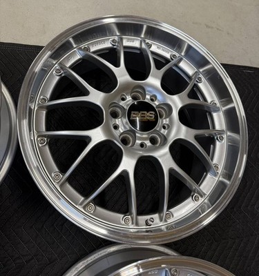 JDM Rare BBS RS-GT 18RS950 8J +39 PCD114.3 -5 hole Diamond Silver DS-S (No Tires) - Image 5