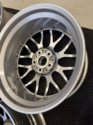 JDM Rare BBS RS-GT 18RS950 8J +39 PCD114.3 -5 hole Diamond Silver DS-S (No Tires) - Image 9
