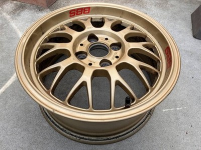 JDM BBS RG-F deep rim 2-Wheel Set 15x6.5J offset 37 RG367 gold. Suitable for (No Tires) - Image 3