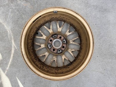 JDM BBS RG-F deep rim 2-Wheel Set 15x6.5J offset 37 RG367 gold. Suitable for (No Tires) - Image 4