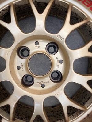 JDM BBS RG-F deep rim 2-Wheel Set 15x6.5J offset 37 RG367 gold. Suitable for (No Tires) - Image 6