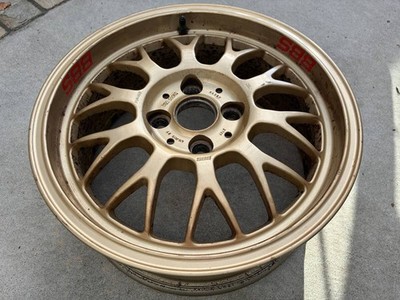 JDM BBS RG-F deep rim 2-Wheel Set 15x6.5J offset 37 RG367 gold. Suitable for (No Tires) - Image 7