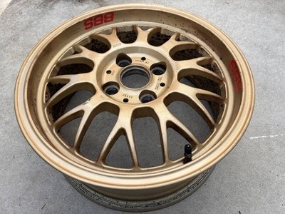 JDM BBS RG-F deep rim 2-Wheel Set 15x6.5J offset 37 RG367 gold. Suitable for (No Tires) - Image 8
