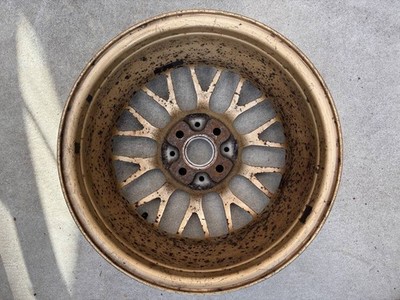 JDM BBS RG-F deep rim 2-Wheel Set 15x6.5J offset 37 RG367 gold. Suitable for (No Tires) - Image 9