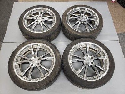 JDM Rare deep-dish SSR Vienna Merisia 18in 7.5J +50 & +52 4-Wheel Set Fits S (No Tires)