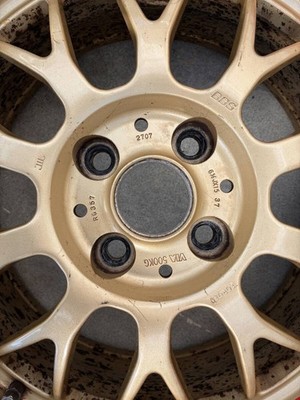 JDM BBS RG-F RG367 gold deep rim 2-Wheel Set 15x6.5J offset 37. Suitable for (No Tires)