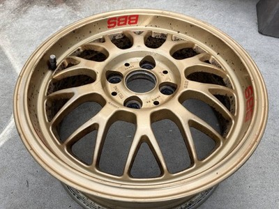 JDM BBS RG-F RG367 gold deep rim 2-Wheel Set 15x6.5J offset 37. Suitable for (No Tires) - Image 3