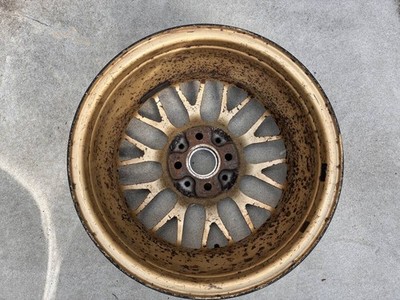 JDM BBS RG-F RG367 gold deep rim 2-Wheel Set 15x6.5J offset 37. Suitable for (No Tires) - Image 4