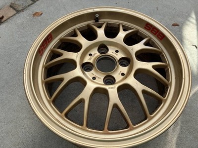 JDM BBS RG-F RG367 gold deep rim 2-Wheel Set 15x6.5J offset 37. Suitable for (No Tires) - Image 7