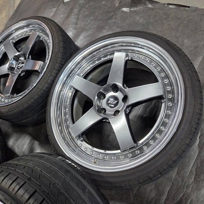 JDM ZISTANCE W5S Deep Rim/Stepped Rim/Step Rim for Vellfire/Crown/Fuga (No Tires) - Image 5