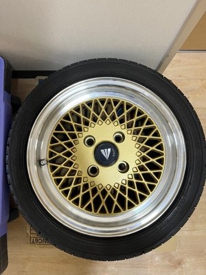 JDM Enkei92 15x7J +38 PCD114.3 4H 2-Wheel Wheel with Tires (No Tires)