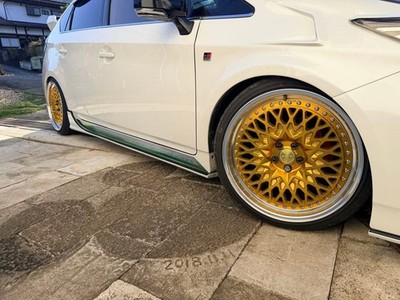 JDM WORK Seeker 19-inch Wheel Gold 4-Wheel Set (No Tires)