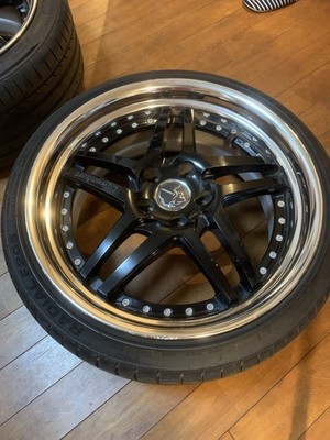 JDM Rare LOWENHART Canvell SV wheels 8.5j and 9.5j 4-piece set stepped (No Tires)