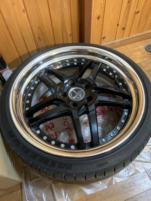 JDM Rare LOWENHART Canvell SV wheels 8.5j and 9.5j 4-piece set stepped (No Tires) - Image 2