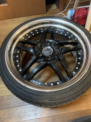 JDM Rare LOWENHART Canvell SV wheels 8.5j and 9.5j 4-piece set stepped (No Tires) - Image 4
