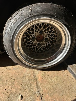 JDM SSR FM 10J A-type Mesh 14-inch Wheels Shiba Tire (No Tires)