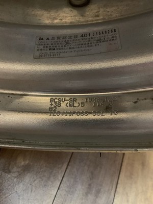 JDM Rare LOWENHART Canvell SV wheels 8.5j and 9.5j 4-piece set stepped (No Tires) - Image 9