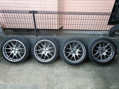 JDM Enkei GTC02 tires aluminum wheels 17x8.5J 4-hole Rays WORK SSR BBS. (No Tires)