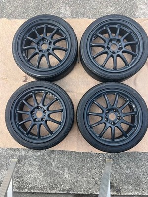 JDM Workemotion 11R 114.3 5-hole 7J Offset 48 (No Tires)