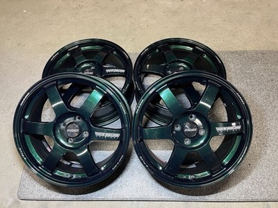 JDM Optional Color RAYS VOLKRACING TE37 17x7J +45 4-hole PCD100 Racing (No Tires)