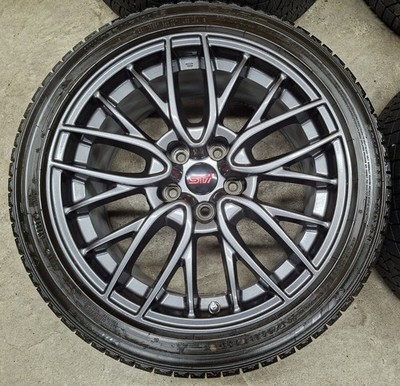 JDM Almost Subaru WRX STI genuine wheels and tires 2023 model Dunlop W (No Tires) - Image 3