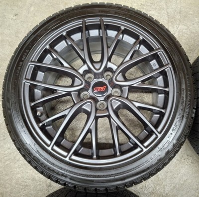 JDM Almost Subaru WRX STI genuine wheels and tires 2023 model Dunlop W (No Tires) - Image 4
