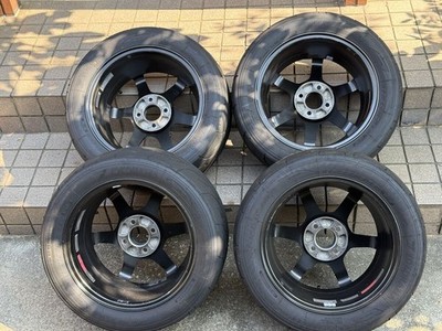 JDM RAYS TE37 SONIC 15x7J+25 FACE5 4-Wheel Set for ND Roadster A050A 195/ (No Tires) - Image 2