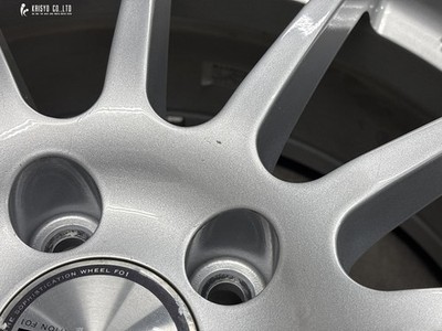 JDM Excellent condition with plenty of tread WEDS IRVINE F01 18in 7.5J (No Tires) - Image 9