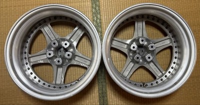 JDM WORK Equip 05 DDC Rim 3-Piece 182-Wheel Set PCD114.3 5-Hole Crown JZ (No Tires) - Image 3