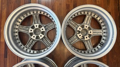 JDM WORK Equip 05 174-Wheel Set Square Rim 8J 9J Deep Rim WORK Silvia Sk (No Tires) - Image 7