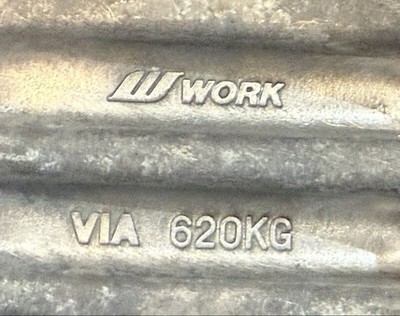 JDM WORK Equip 05 174-Wheel Set Square Rim 8J 9J Deep Rim WORK Silvia Sk (No Tires) - Image 9