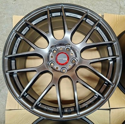 JDM Excellent Condition Work Emotion Wheels 19x8.5J Subaru Toyota (No Tires) - Image 4