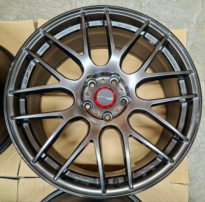 JDM Excellent Condition Work Emotion Wheels 19x8.5J Subaru Toyota (No Tires) - Image 5