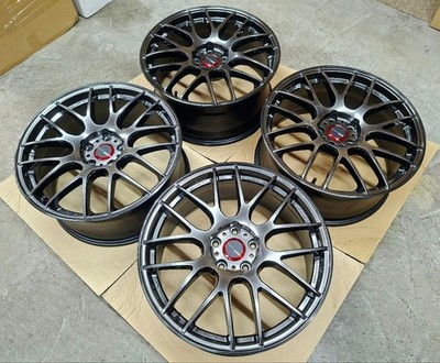 JDM Excellent Condition Work Emotion Wheels 19x8.5J Subaru Toyota (No Tires) - Image 6